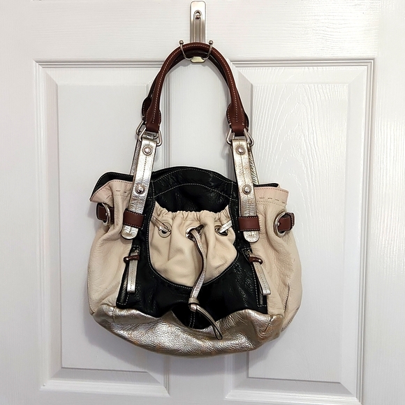 B. Makowsky Leather Bag - Picture 1 of 7